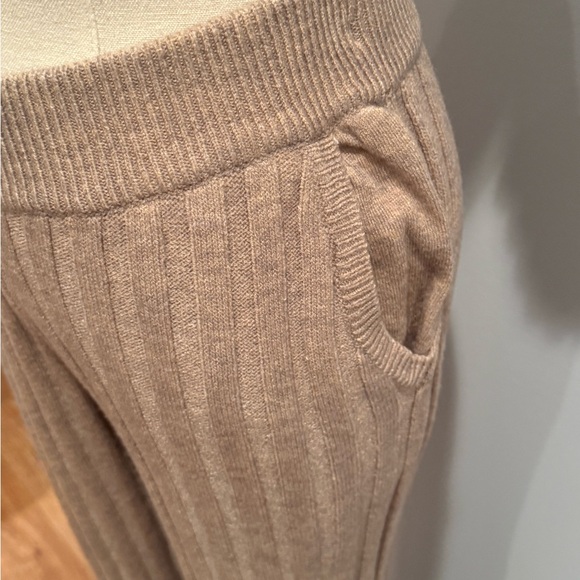 Mod Ref Ribbed Knit Wide Leg Set - Brown - Picture 4 of 7